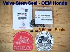 Valvetrain - 1x Valve Stem Seal 5.50mm - Honda Z50 CT70 SL70 XL70 TRX70 ATC70
