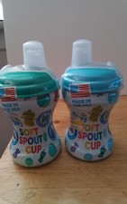2 Count Re-Play Soft Silicone Sprout Sippy Cup