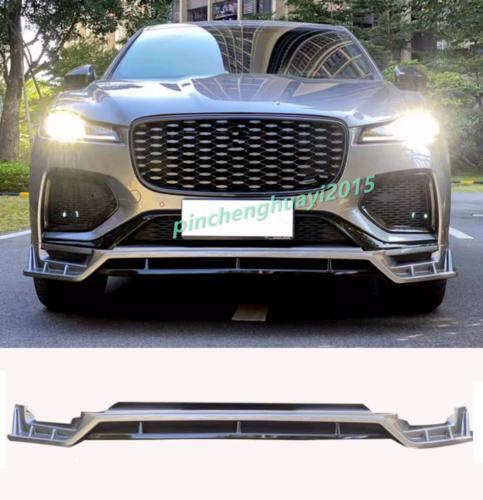 Fit For Jaguar F-PACE 2021-2024 Gloss Black Front Lip Bumper