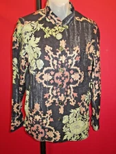 ~~CITRON SANTA MONICA Oriental Jacket Sz M Floral Mandarin Design~~