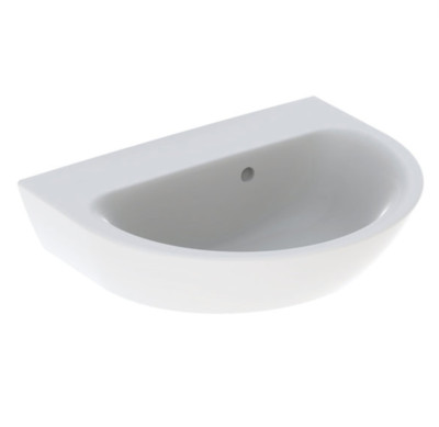 Geberit Renova Handwaschbecken 50 cm ohne Hahnloch mit Überlauf 500499018