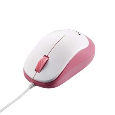 ELECOM BlueLED Mouse EPRIM Wired 3 Button Pink M-Y8UBPNNEU