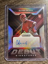 2022 Panini Prizm Oliver Ortega Debut Signatures Rookie Auto Silver Prizm #DS-00