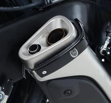 R&G Racing Black Exhaust Protector EP0010BK