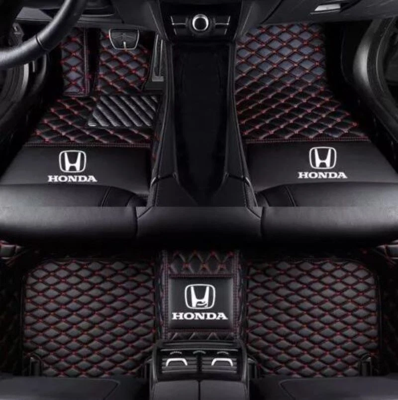 Alfombrillas impermeables de lujo delanteras traseras para Honda Accord 1998-2025 Foto 4 de 4