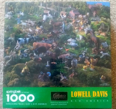Springbok Lowell Davis Collectors Series RFD America 1000 Piece Jigsaw Puzzle