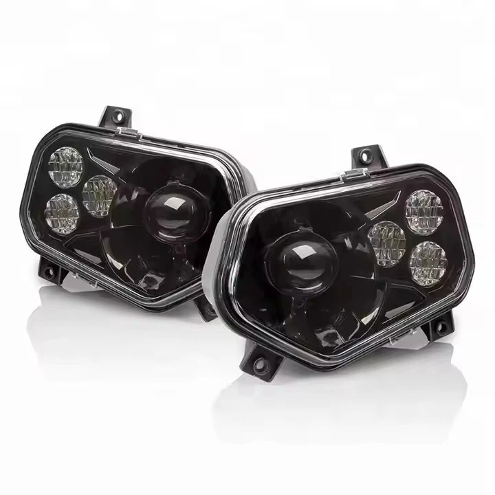LED Front Headlight w/Bulb for Polaris RZR S 800 2008-2014/RZR XP 900 2011-2014 - Image 2 of 4
