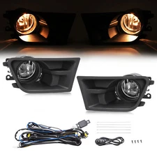 Bumper Fog Lights Driving Lamp & Bezel Left+Right For Ford Mustang 2010-2012