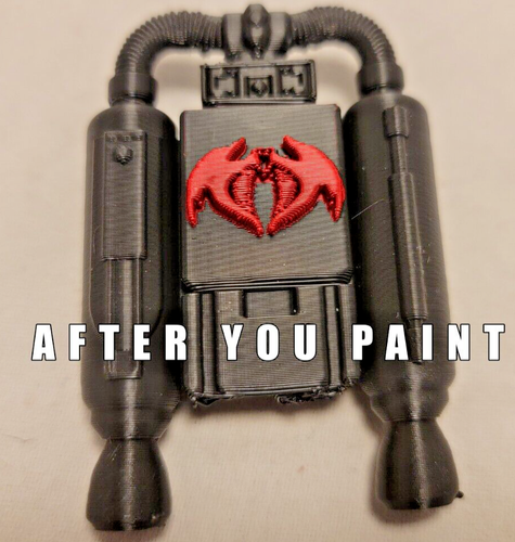 GI Joe Classified Custom 3D Printed Cobra RATTLER JUMP Pack 1:12 Scale Set of 4 - Picture 2 of 5