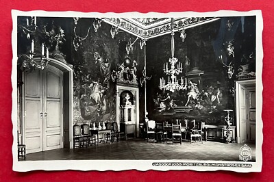 Walter Hahn Foto AK Nr. 1935 MORITZBURG um 1930 Monströsen Saal Schloss ( 121649