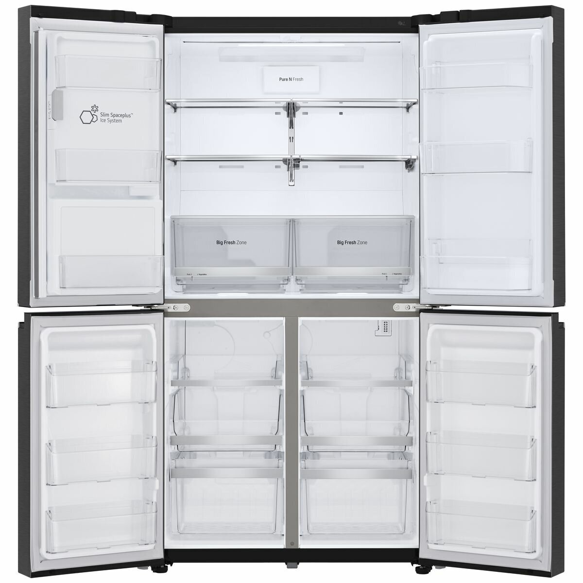 NEW LG 637L French Door Fridge Matte Black GFL706MBL 8806098751341 eBay