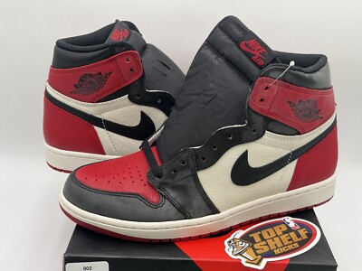 シューズ(男性用) Jordan Air Jordan 1 High Bred Toe New Air Jordan 1 High Bred Toe 2018 Size 10 Rare Retro Authentic