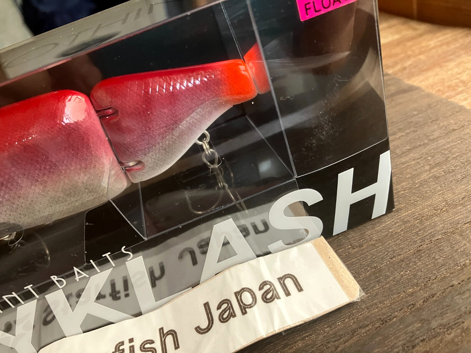 DRT Tiny Klash Low Floating 6.6in 2oz Kokanee Red SwimBait Limited color Rare - Image 4