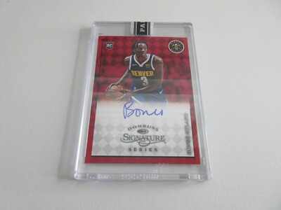 2021-22 Panini Instant NBA Donruss Signature Bones Hyland Rookie