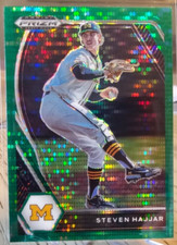 2021 Panini Prizm Draft Picks Green Pulsar Steven Hajjar #PDP61