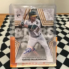 David MacKinnon 2023 Topps RC #BSA-DMA Baseball Stars Auto - OAK Athletics