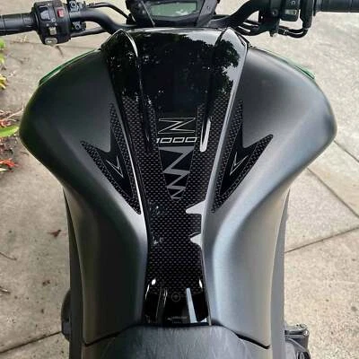 LABELBIKE Paraserbatoio moto adesivo resinato 3D compatibile con Kawasaki Z1000 2010-2020