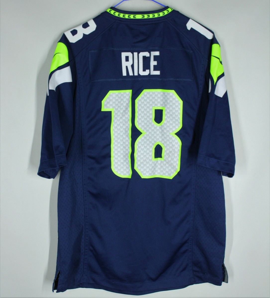 NFL SEATTLE SEAHAWKS AMERICAN FOOTBALL JERSEY NIKE #18 RICE | eBay