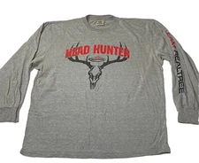 Realtree Men’s Long Sleeve T Shirt Head Hunter Large L Hunting Shirt