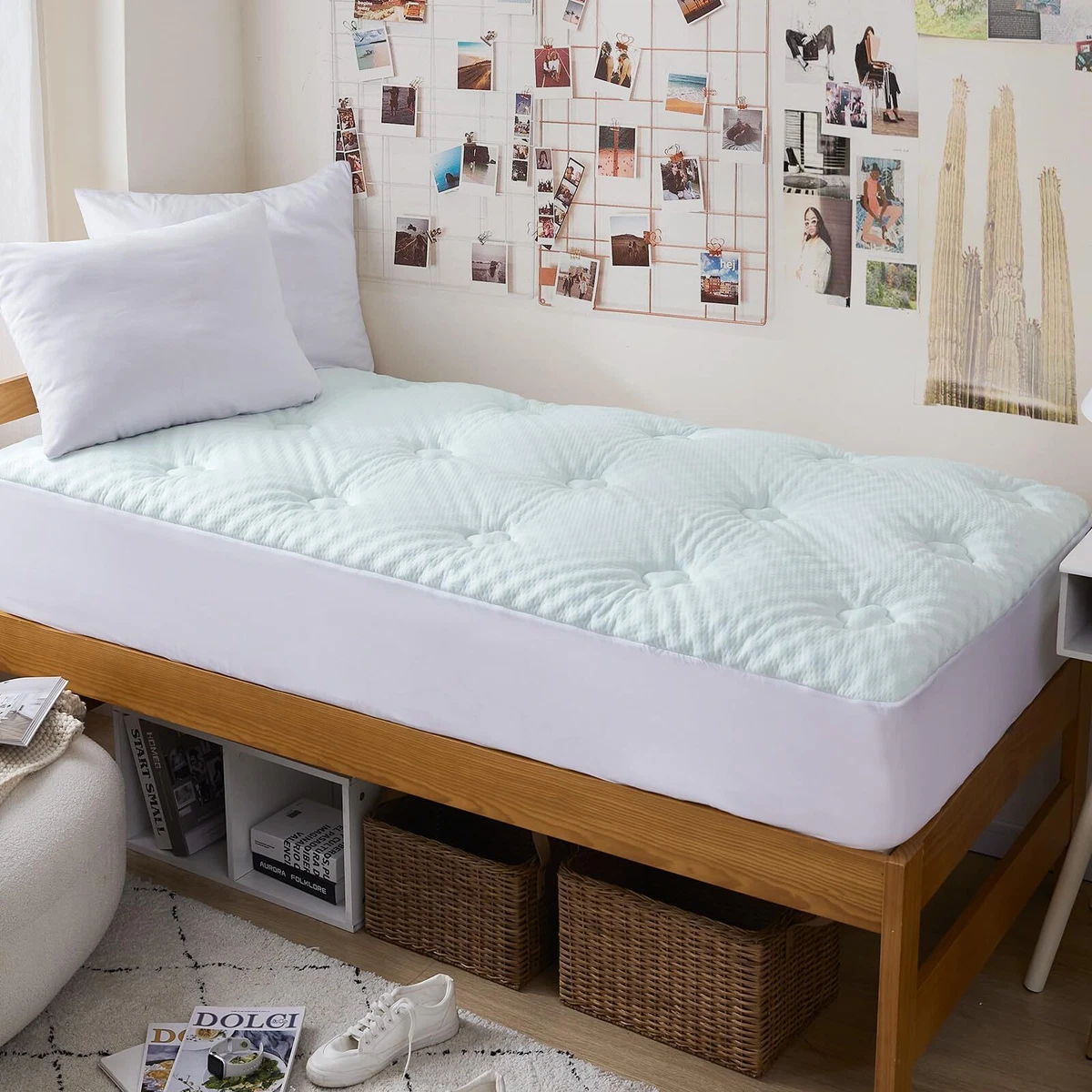 Hansleep Memory Foam Mattress Topper Twin XL Twin XL Mattress
