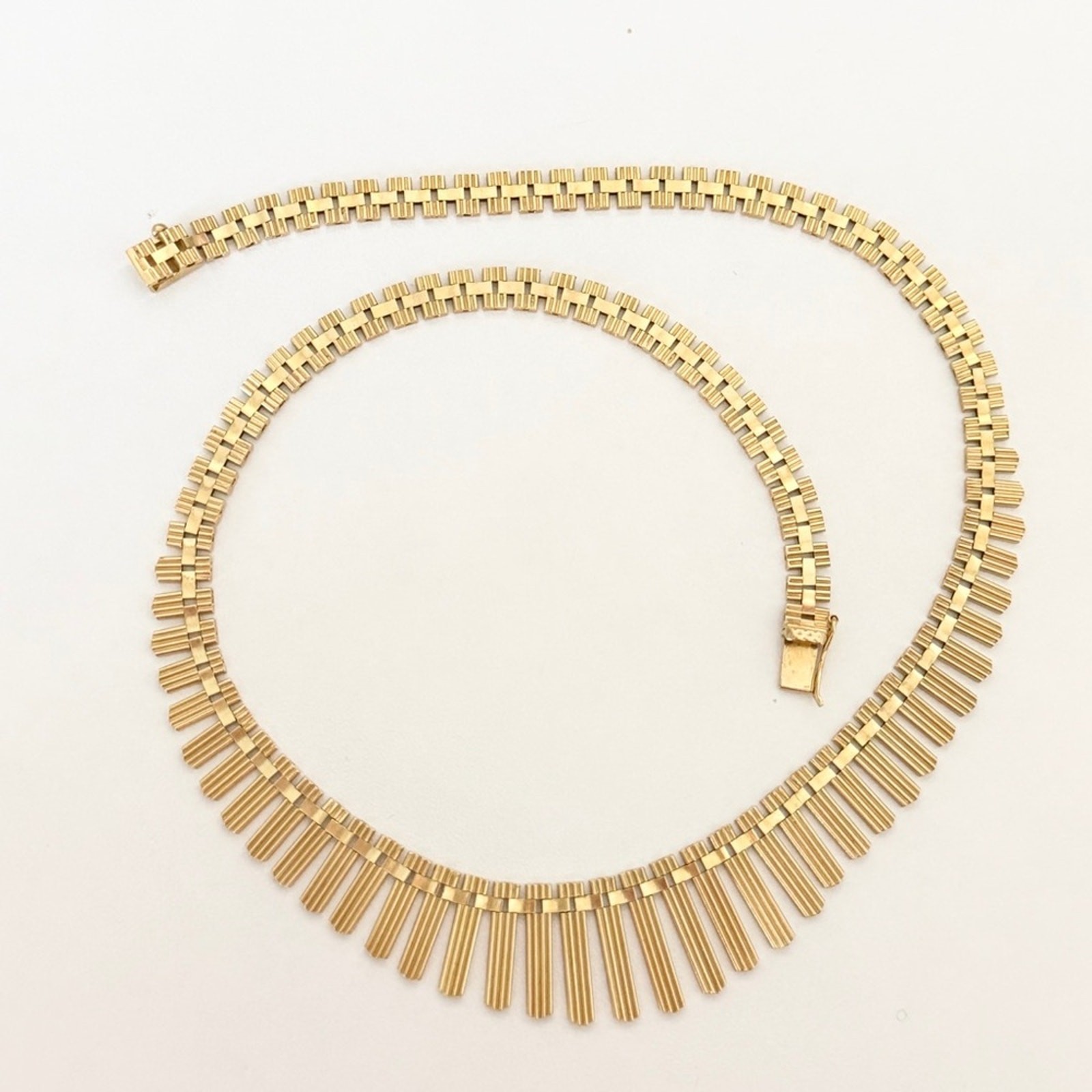 Cartier Rare Vintage Heavy 18k Solid Yellow Gold Collar Necklace image 4