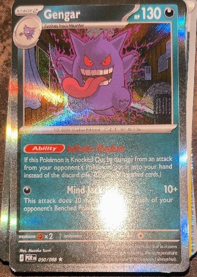 Gengar 050/088 ME03: Perfect Order Pokemon Lightly Played Holofoil Rare English