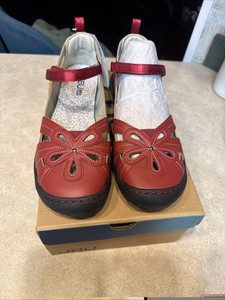 JBU by Jambu Magnolia womens Mary Jane Flat Red