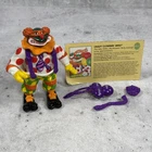 Vintage TMNT Crazy Clownin' Mike Figure Complete Playmates 1991 Ninja Turtles