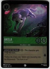 Akela Forest Runner Foil 90/204 Whispers in the Well Disney Lorcana