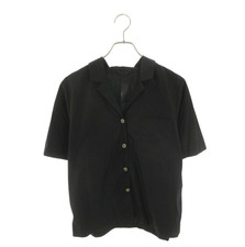 CHROME HEARTS SHEEPSKN BUTTON UP SHIRT M
