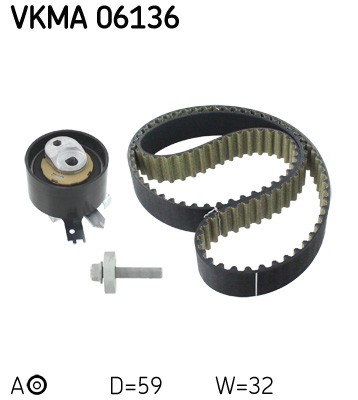 SKF-OE VKMA 06136 Timing Belt Kit for DACIA,INFINITI,MERCEDES-BENZ,NISSAN,RENAUL - Image 13