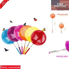 Kids Telescopic Butterfly Nets 6 Pack Extendable Up to 34 Inches Outdoor Bug ...