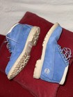 Timberland Men's Blue Leather Lace-Up Ankle Boots Round Toe Rubber Sole 8M — photo 2
