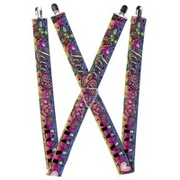 Buckle-Down Suspenders, Love Love Purple 1.5-Inch Wide Regular (Us Import)