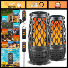 IPX6 Waterproof Outdoor Bluetooth Speakers with Lights, Multi-Sync Up to 100, Pe