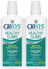 CloSYS Healthy Gums Mouthwash 32 Fl Oz, Pack of 2, 32 Oz 32 (Pack 2)