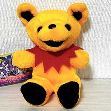 Grateful Dead Stylish Stuffed Toy Retro Series Bear Cute Dead Bear Yellow Jack