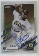 2021 Topps Chrome Rookie Auto Refractor 319/499 Jordan Weems #RA-JW Auto 0vt8