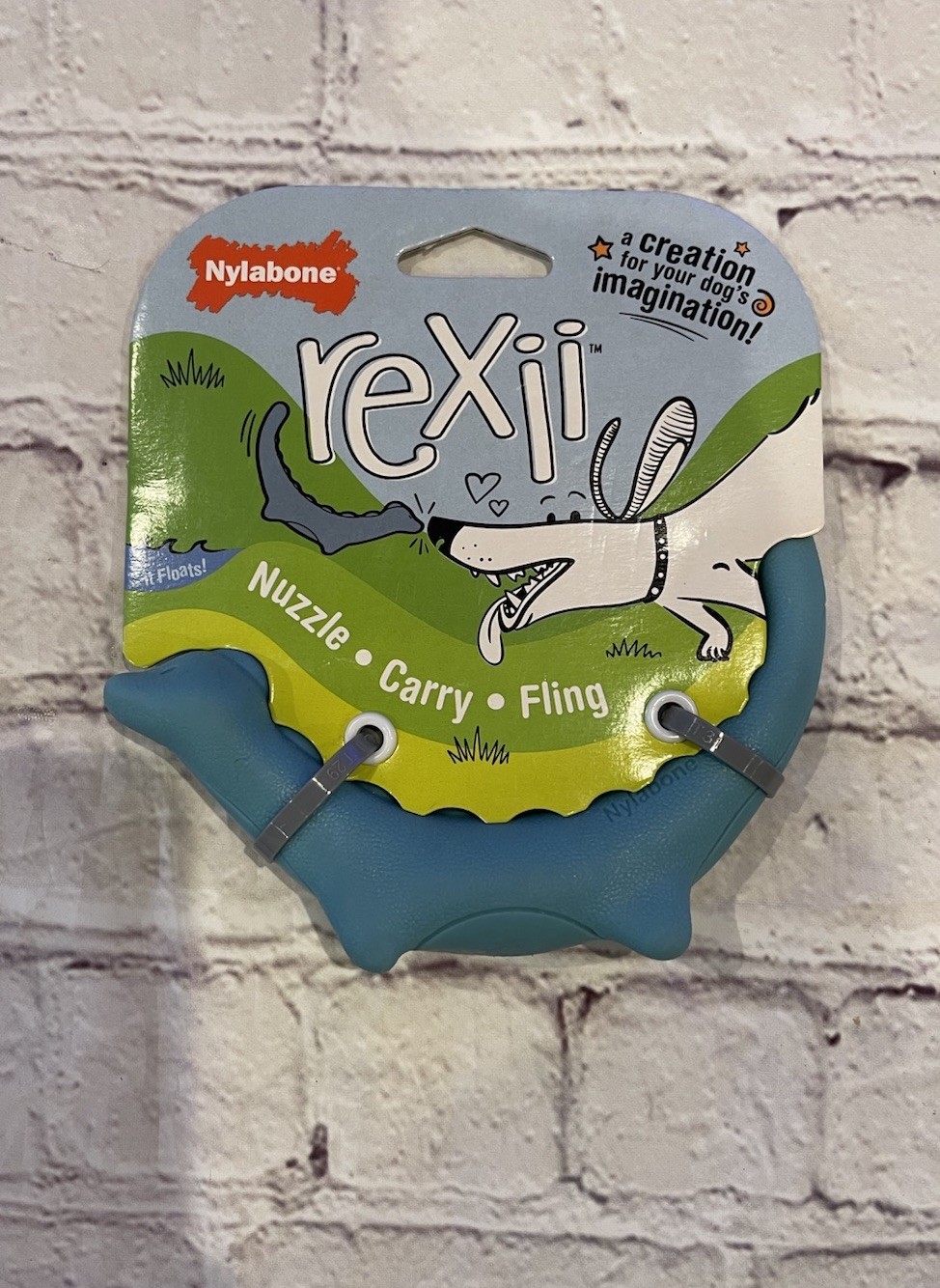 Nylabone Rexii Flexible Floatable Dinosaur Interactive Dog T