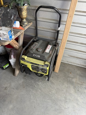 #ad Ryobi Electric Start Gas Portable Generator 3600 4500W 120V RY906500S $399.99