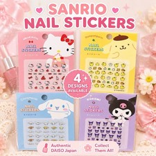 DAISO Sanrio Nail Stickers Set 4 Hello Kitty ...
