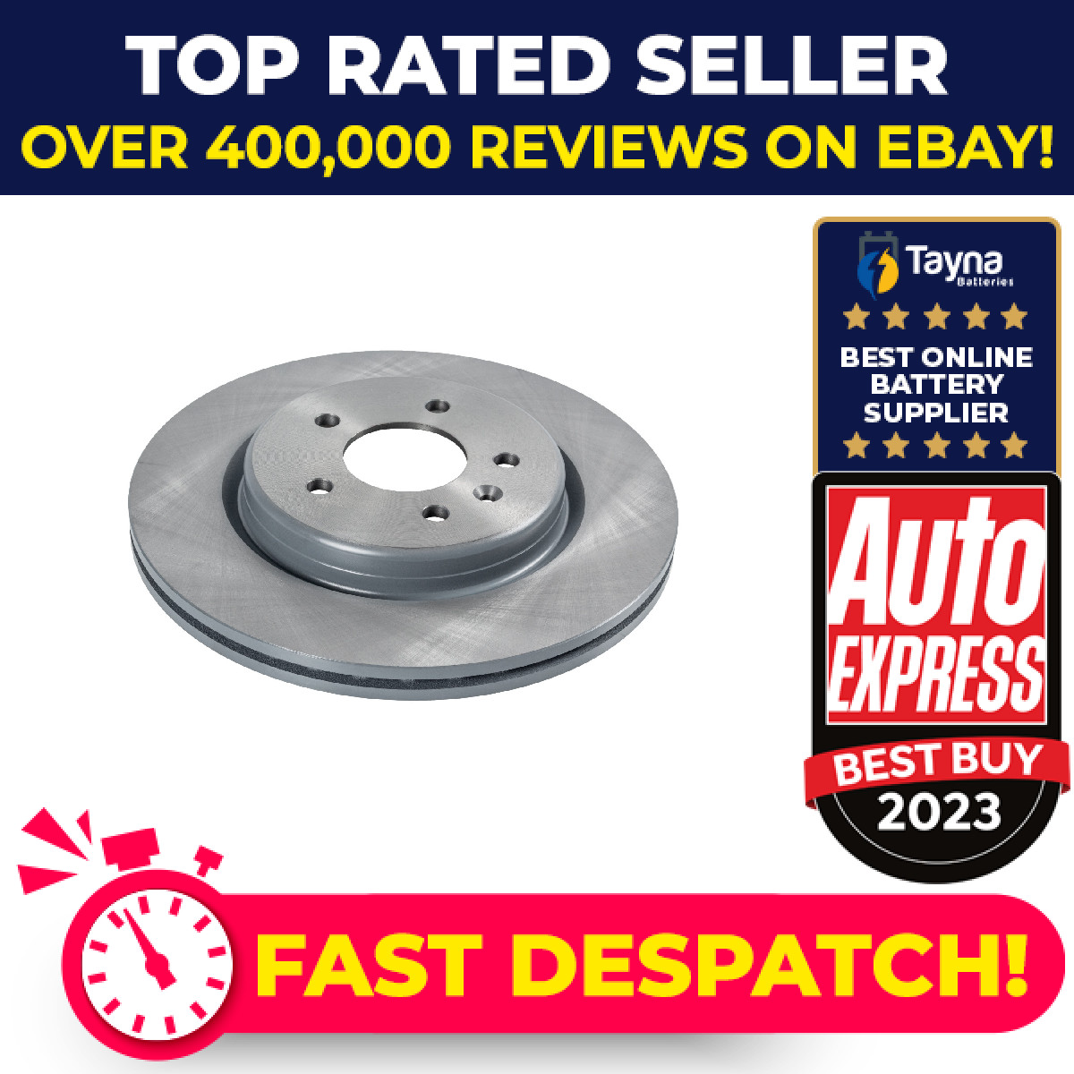 2x Brake Discs Pair Vented fits OPEL INSIGNIA B 2.0D Rear 2017 on 315mm Set New