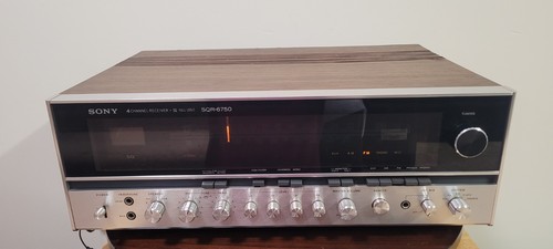 Sony SQR-6750 4 Channel Quad Receiver. Tested, Works, Read...