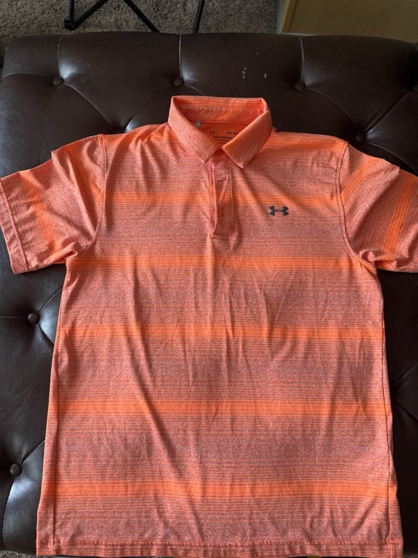 under armour mens playoff polo size large