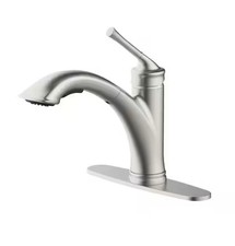 Hemming Glacier Bay Pull-Out Sprayer Kitchen Faucet Stainless Steel FP3C0001SP