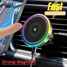 Magnetic Wireless Car Phone Charger Air Vent Mount
