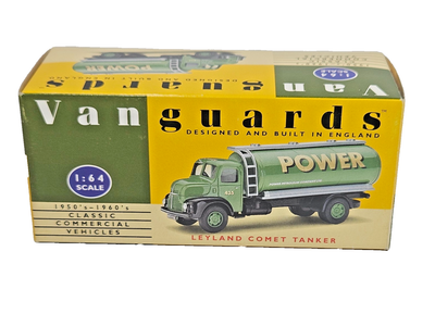#ad #ad 1:43 Vanguards Leyland Comet Tanker Power Petrol VA20000 Boxed Diecast Model GBP 12.95