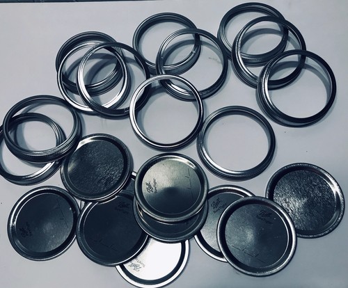 12 Paar Einmachglasdeckel und Ringe Konvolut - Bild 4 von 4