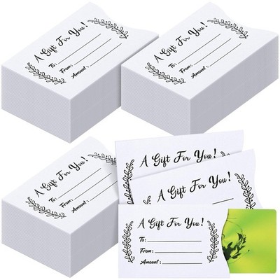 600 Pcs Gift Card Envelopes Bulk Thank You Gift Card Sleeves Appreciation Min...