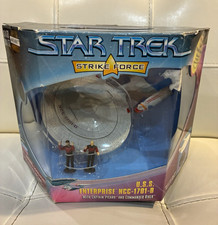 Star Trek Strike Force U.S.S. Enterprise NCC-1701-D w/ Launcher/Playmates NIB